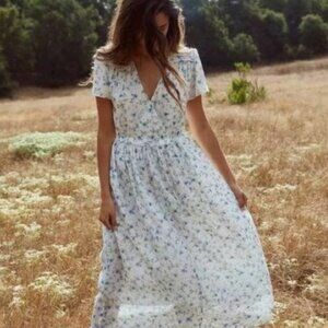 Christy Dawn 'The Dawn Dress' Blue and White Flowers